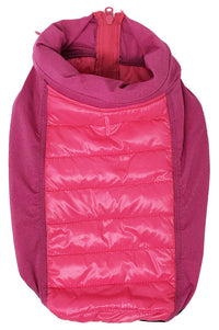 Pet Life ® 'Apex' Lightweight Hybrid 4-Season Stretch and Quick-Dry Dog Coat w/ Pop out Hood - BIG FRENCHIES