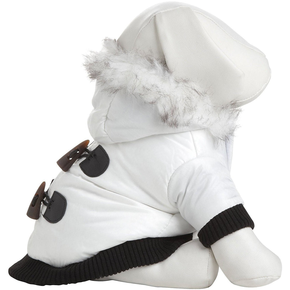 Pet Life ® Aspen Winter-White 3M Insulated Fashion Pet Parka Dog Coat - BIG FRENCHIES