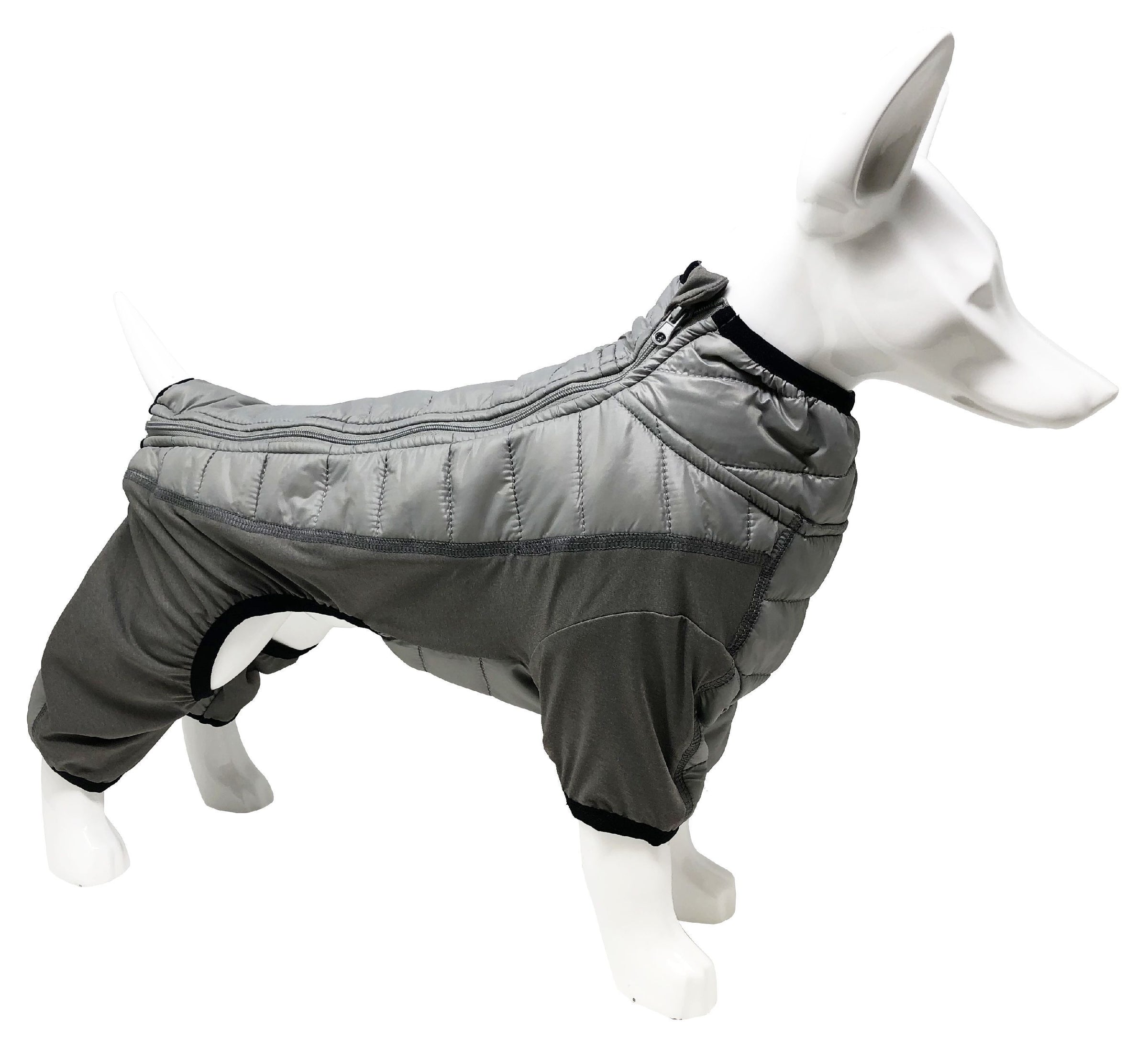 Pet Life ® 'Aura-Vent' Lightweight 4-Season Stretch and Quick-Dry Full Body Dog Jacket - BIG FRENCHIES