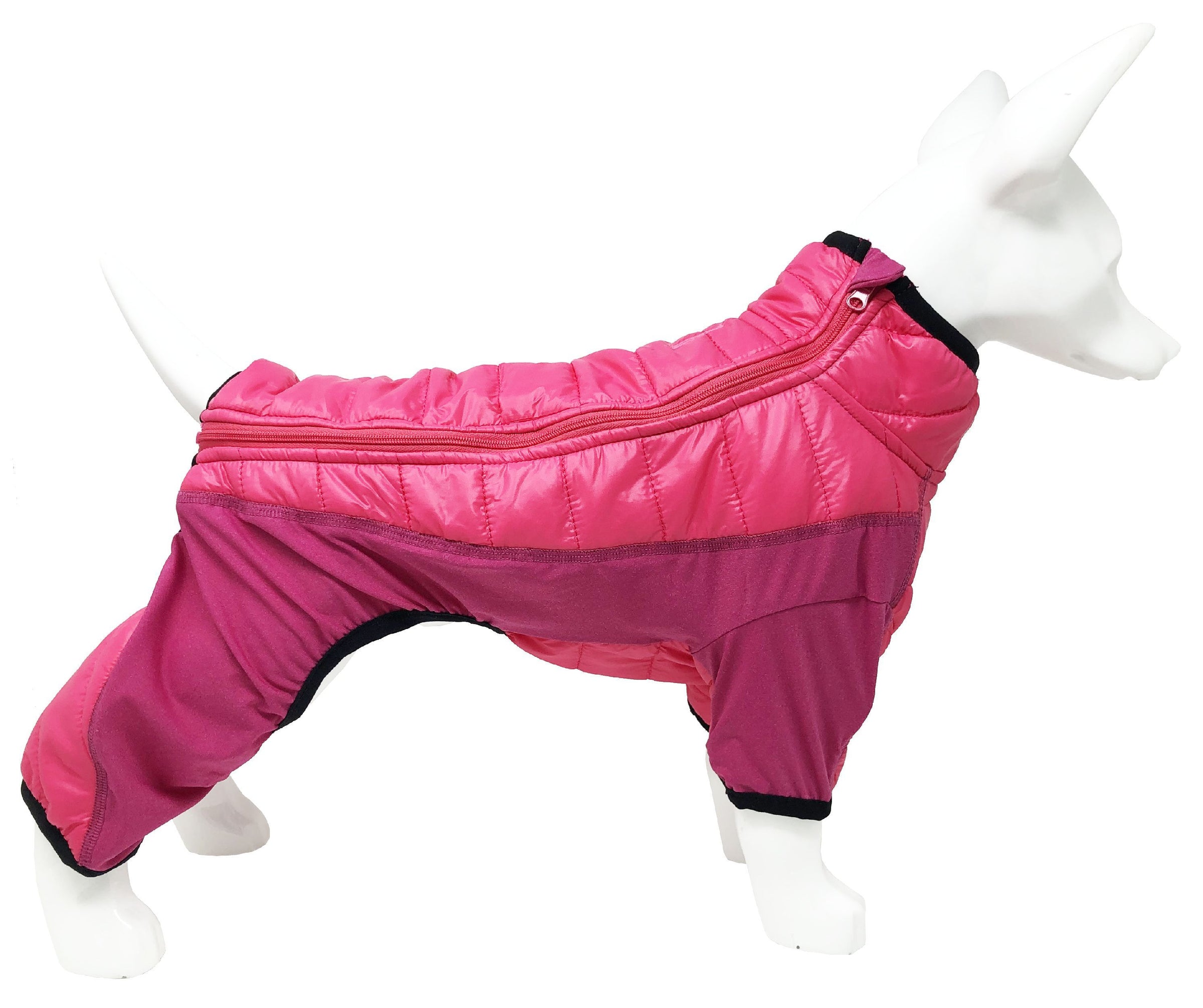 Pet Life ® 'Aura-Vent' Lightweight 4-Season Stretch and Quick-Dry Full Body Dog Jacket - BIG FRENCHIES