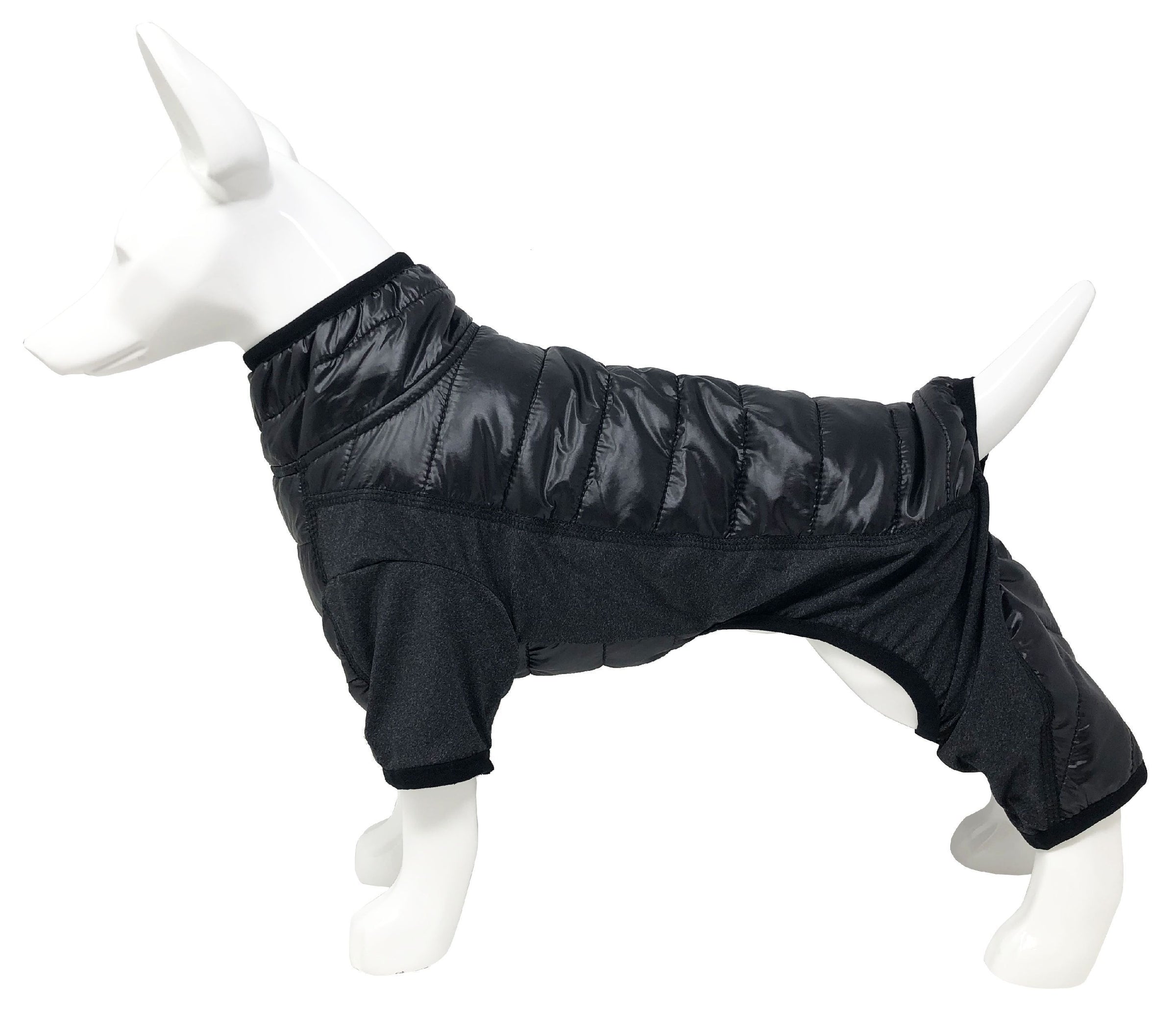 Pet Life ® 'Aura-Vent' Lightweight 4-Season Stretch and Quick-Dry Full Body Dog Jacket - BIG FRENCHIES