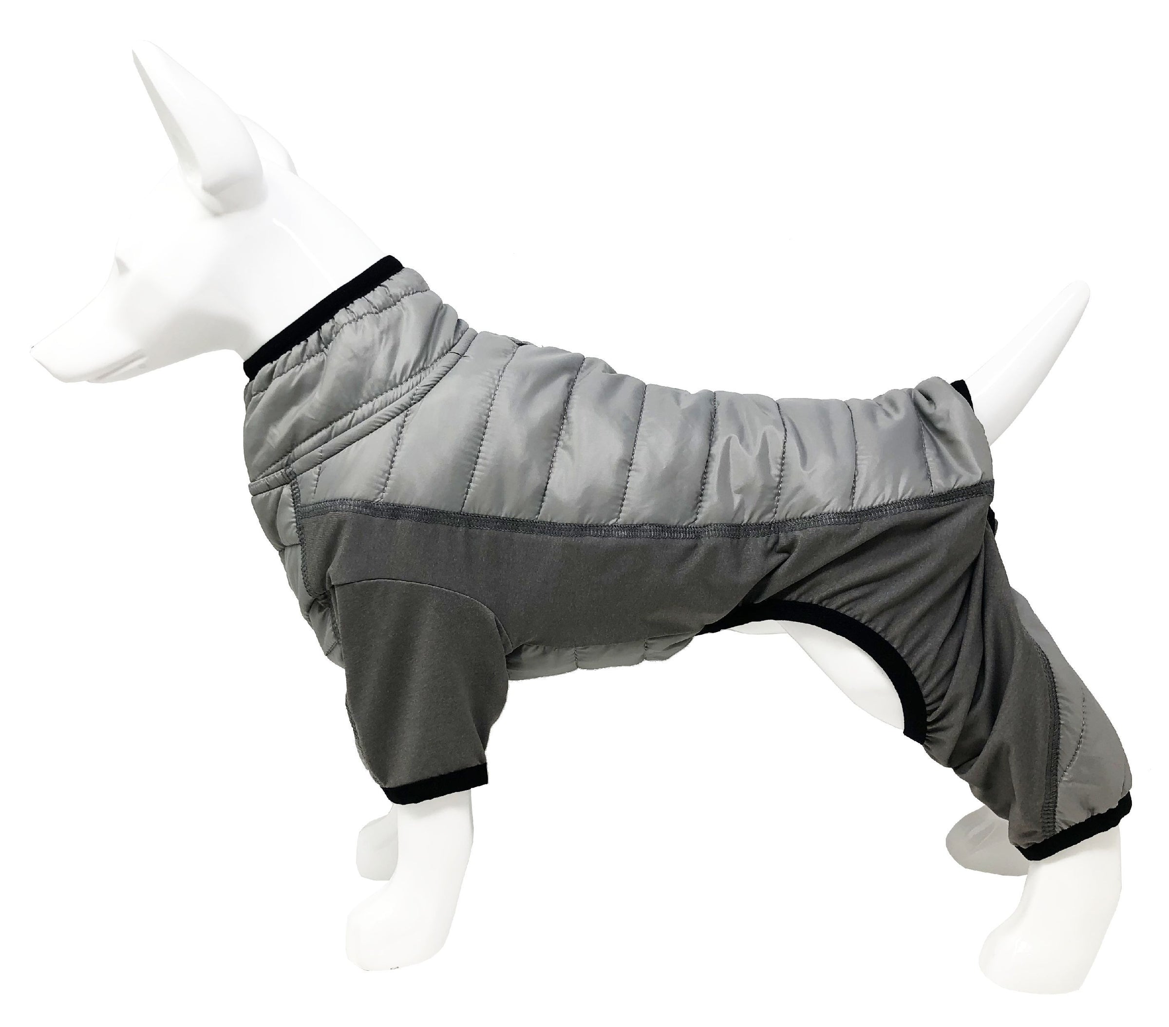 Pet Life ® 'Aura-Vent' Lightweight 4-Season Stretch and Quick-Dry Full Body Dog Jacket - BIG FRENCHIES