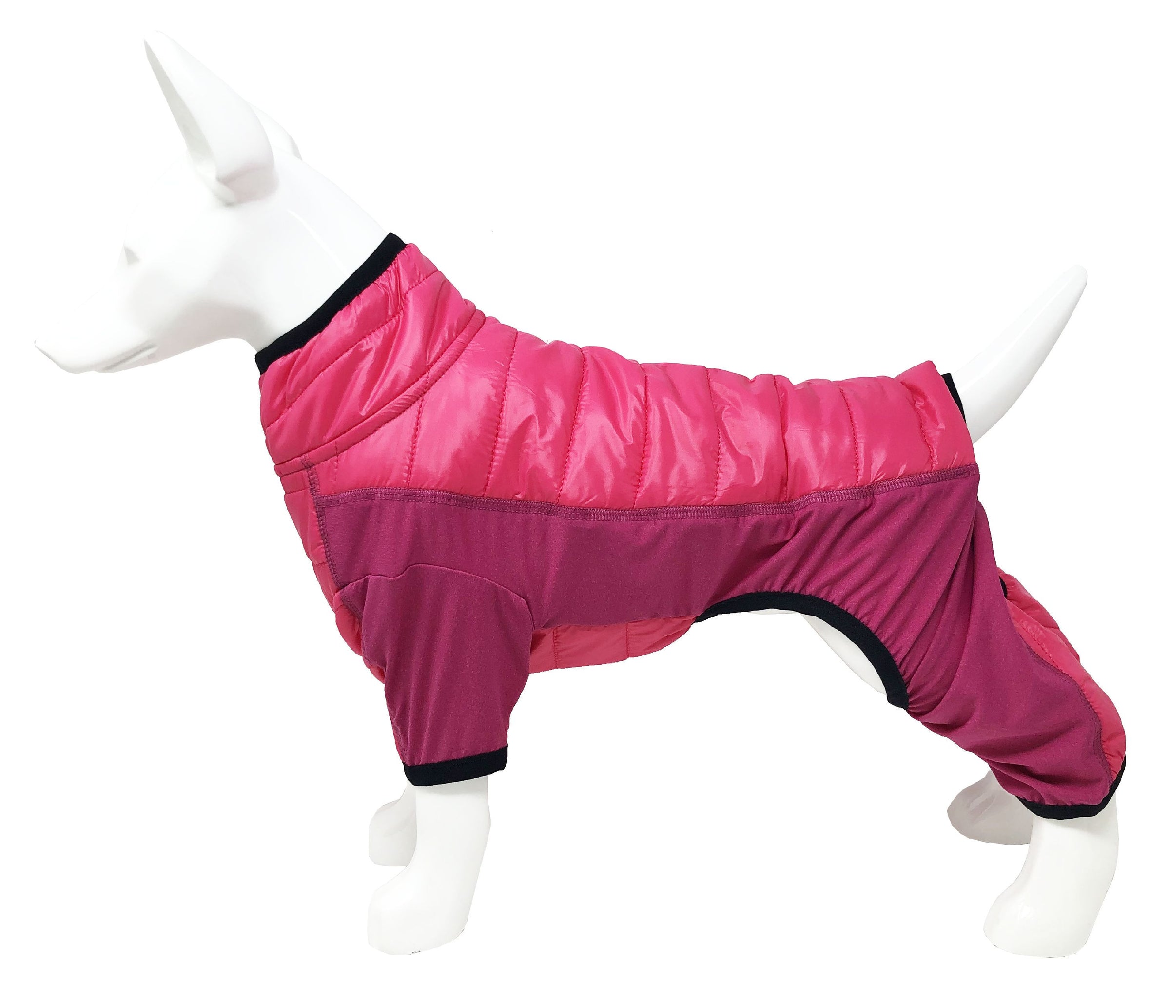 Pet Life ® 'Aura-Vent' Lightweight 4-Season Stretch and Quick-Dry Full Body Dog Jacket - BIG FRENCHIES