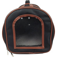 Pet Life ® 'Bark Avenue' Cylindrical Airline Approved Fashion Designer Posh Pet Dog Carrier - BIG FRENCHIES