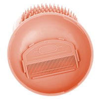 Pet Life ® 'Bravel' 3-in-1 Travel Pocketed Dual Grooming Brush and Pet Comb - BIG FRENCHIES