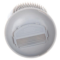 Pet Life ® 'Bravel' 3-in-1 Travel Pocketed Dual Grooming Brush and Pet Comb - BIG FRENCHIES