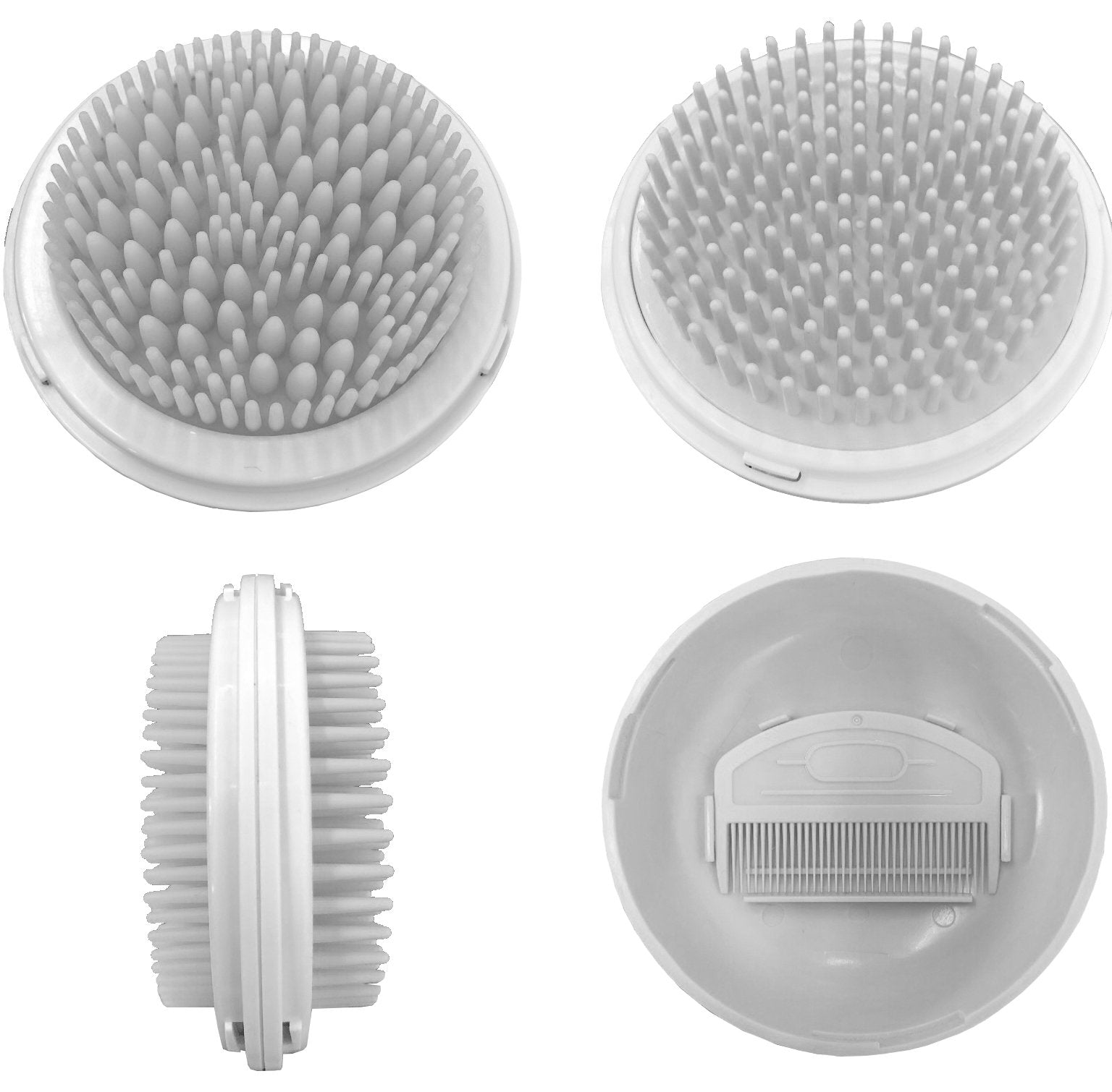 Pet Life ® 'Bravel' 3-in-1 Travel Pocketed Dual Grooming Brush and Pet Comb - BIG FRENCHIES