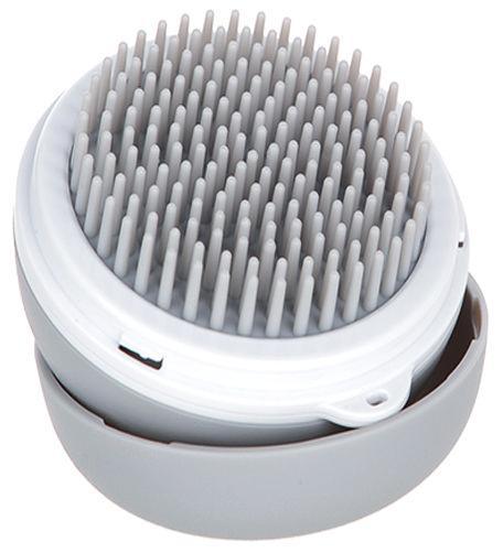 Pet Life ® 'Bravel' 3-in-1 Travel Pocketed Dual Grooming Brush and Pet Comb - BIG FRENCHIES