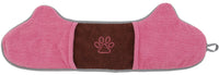 Pet Life ® 'Bryer' 2-in-1 Hand-Inserted Microfiber Pet Grooming Towel and Brush - BIG FRENCHIES