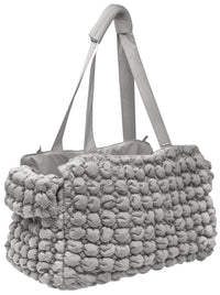 Pet Life ® 'Bubble Vogue' Ultra-Plush Fashion Designer Pet Carrier - BIG FRENCHIES