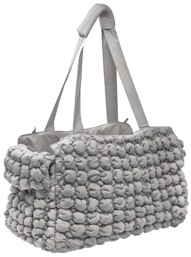 Pet Life ® 'Bubble Vogue' Ultra-Plush Fashion Designer Pet Carrier - BIG FRENCHIES