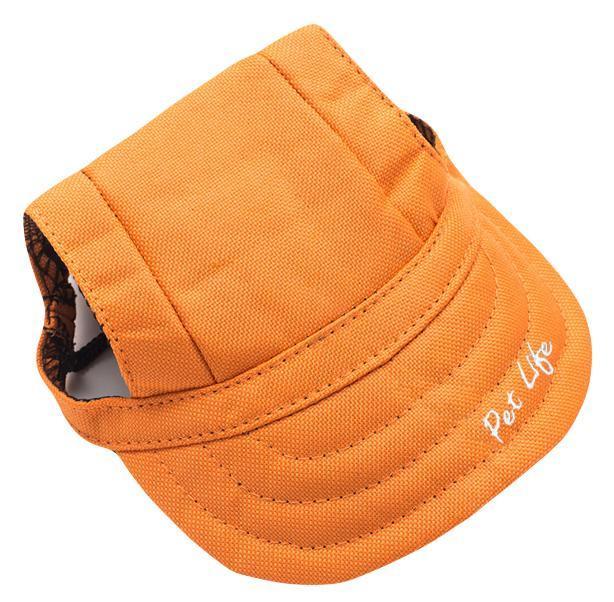 Pet Life ® 'Cap-Tivating' UV Protectant Adjustable Fashion Dog Hat Cap - BIG FRENCHIES