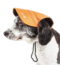 Pet Life ® 'Cap-Tivating' UV Protectant Adjustable Fashion Dog Hat Cap - BIG FRENCHIES