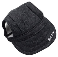 Pet Life ® 'Cap-Tivating' UV Protectant Adjustable Fashion Dog Hat Cap - BIG FRENCHIES