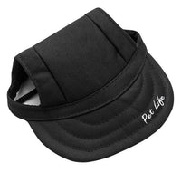 Pet Life ® 'Cap-Tivating' UV Protectant Adjustable Fashion Dog Hat Cap - BIG FRENCHIES