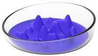 Pet Life ® 'Cirlicue' Mountain Shaped Modern Slow Feeding Pet Bowl - BIG FRENCHIES