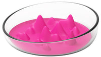 Pet Life ® 'Cirlicue' Mountain Shaped Modern Slow Feeding Pet Bowl - BIG FRENCHIES