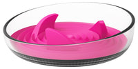 Pet Life ® 'Cirlicue' Shark Fin Shaped Modern Slow Feeding Pet Bowl - BIG FRENCHIES