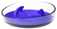 Pet Life ® 'Cirlicue' Shark Fin Shaped Modern Slow Feeding Pet Bowl - BIG FRENCHIES