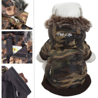Pet Life ® Classic Metallic Fashion 3M Insulated Dog Coat Parka w/ Removable Hood - BIG FRENCHIES