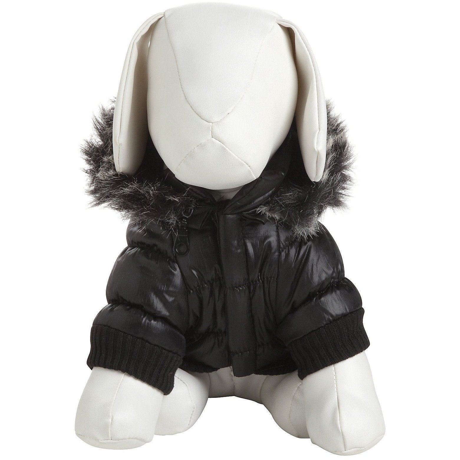 Pet Life ® Classic Metallic Fashion 3M Insulated Dog Coat Parka w/ Removable Hood - BIG FRENCHIES