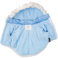 Pet Life ® Classic Metallic Fashion 3M Insulated Dog Coat Parka w/ Removable Hood - BIG FRENCHIES