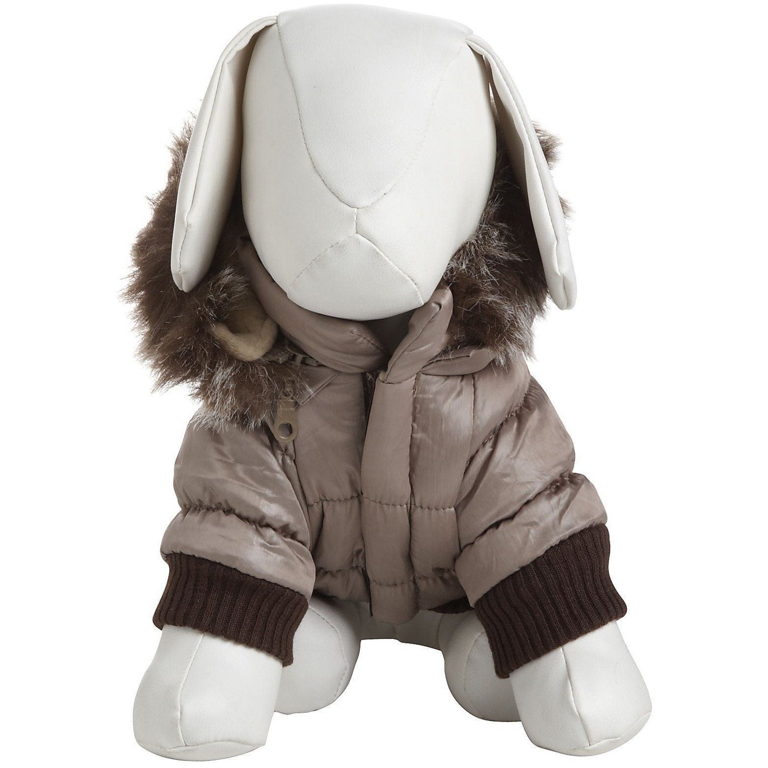Pet Life ® Classic Metallic Fashion 3M Insulated Dog Coat Parka w/ Removable Hood - BIG FRENCHIES