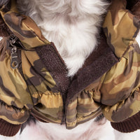 Pet Life ® Classic Metallic Fashion 3M Insulated Dog Coat Parka w/ Removable Hood - BIG FRENCHIES