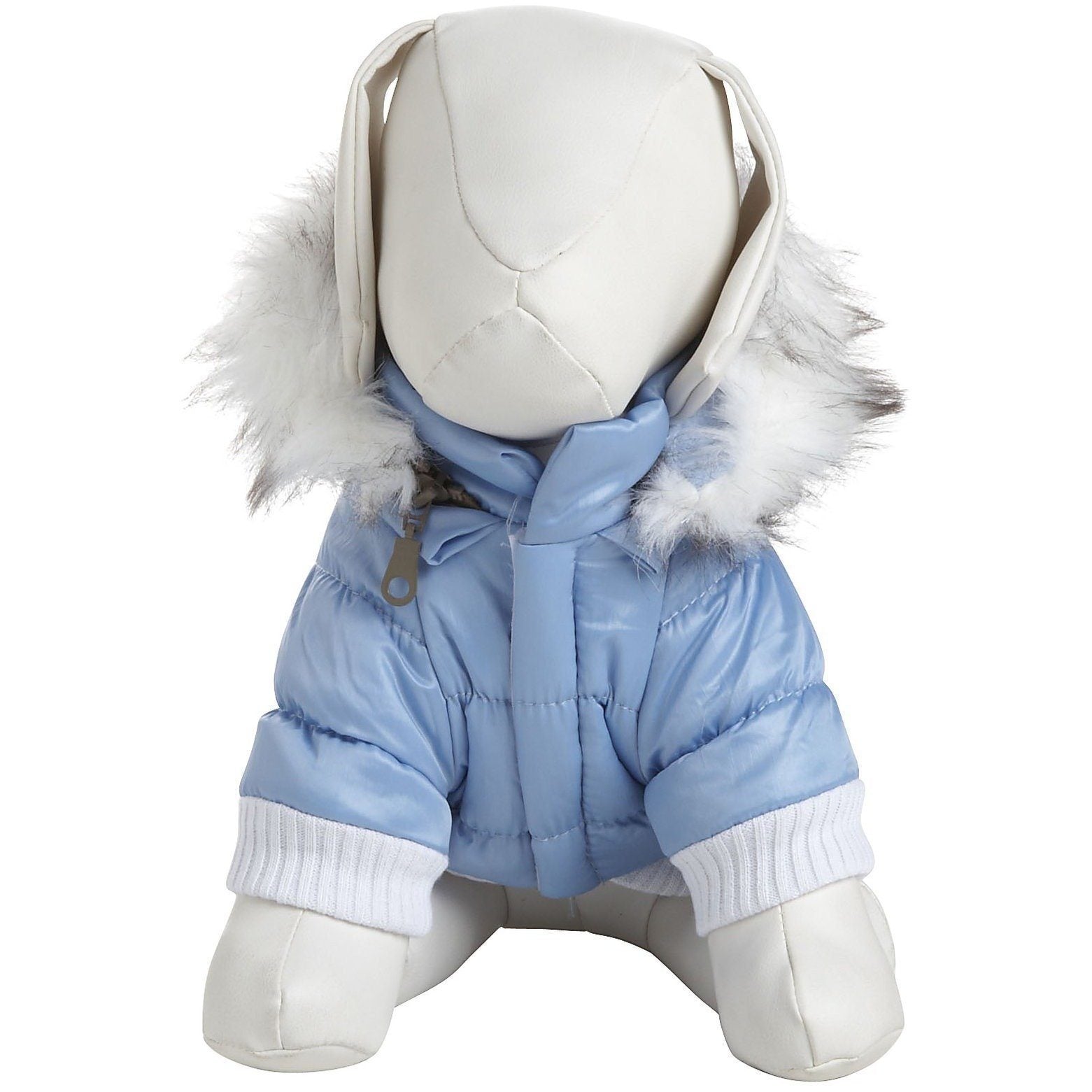 Pet Life ® Classic Metallic Fashion 3M Insulated Dog Coat Parka w/ Removable Hood - BIG FRENCHIES
