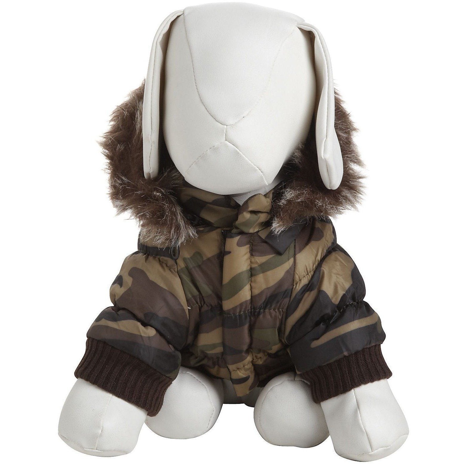 Pet Life ® Classic Metallic Fashion 3M Insulated Dog Coat Parka w/ Removable Hood - BIG FRENCHIES