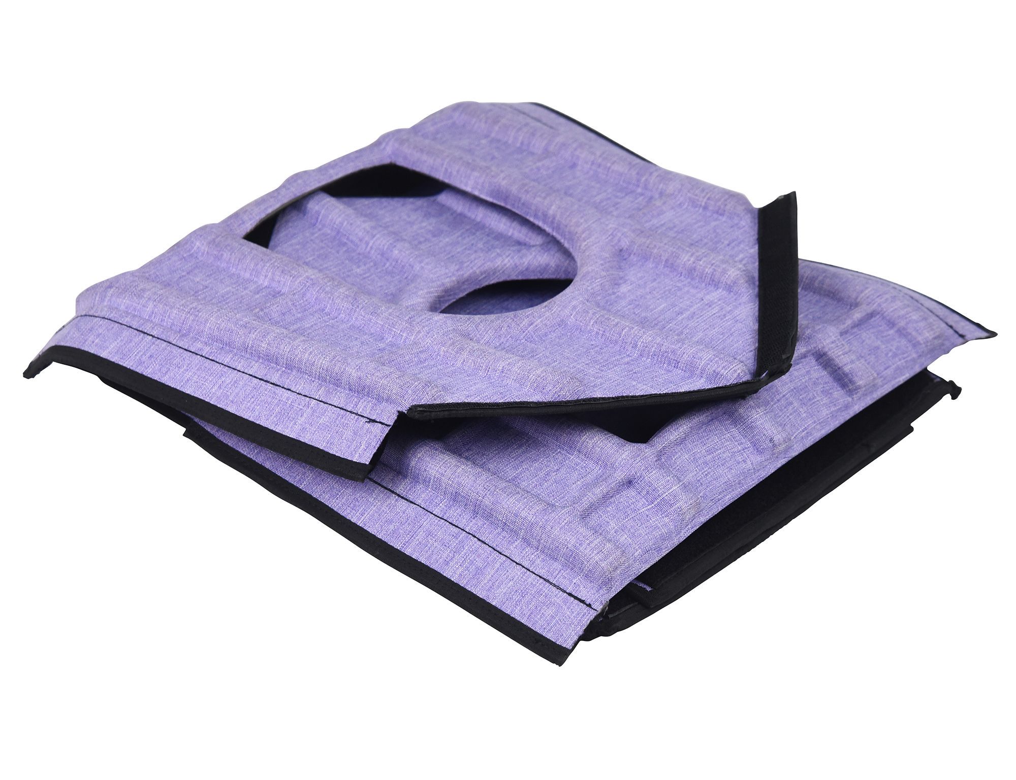 Pet Life ® 'Collapsi-Pad' Folding Lightweight Travel Pet House with inner Mat - BIG FRENCHIES