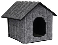 Pet Life ® 'Collapsi-Pad' Folding Lightweight Travel Pet House with inner Mat - BIG FRENCHIES