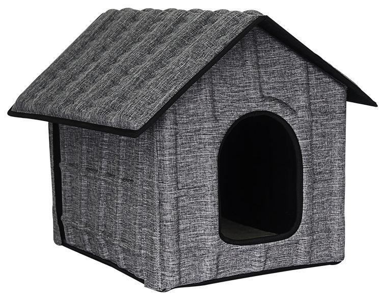 Pet Life ® 'Collapsi-Pad' Folding Lightweight Travel Pet House with inner Mat - BIG FRENCHIES
