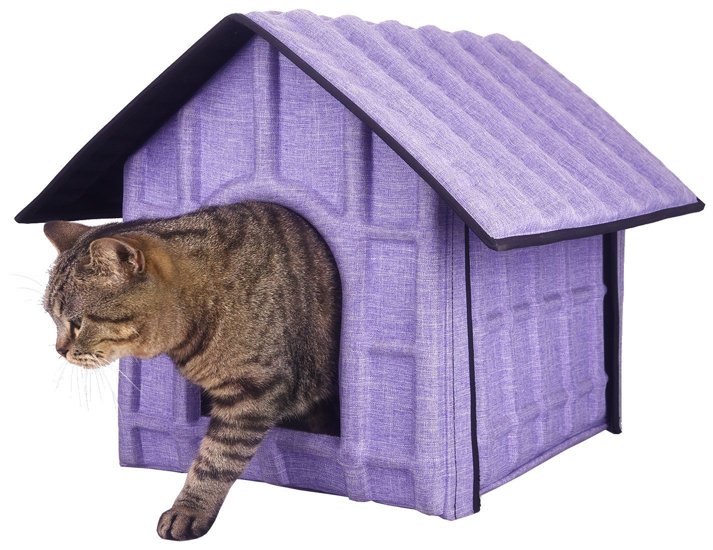 Pet Life ® 'Collapsi-Pad' Folding Lightweight Travel Pet House with inner Mat - BIG FRENCHIES