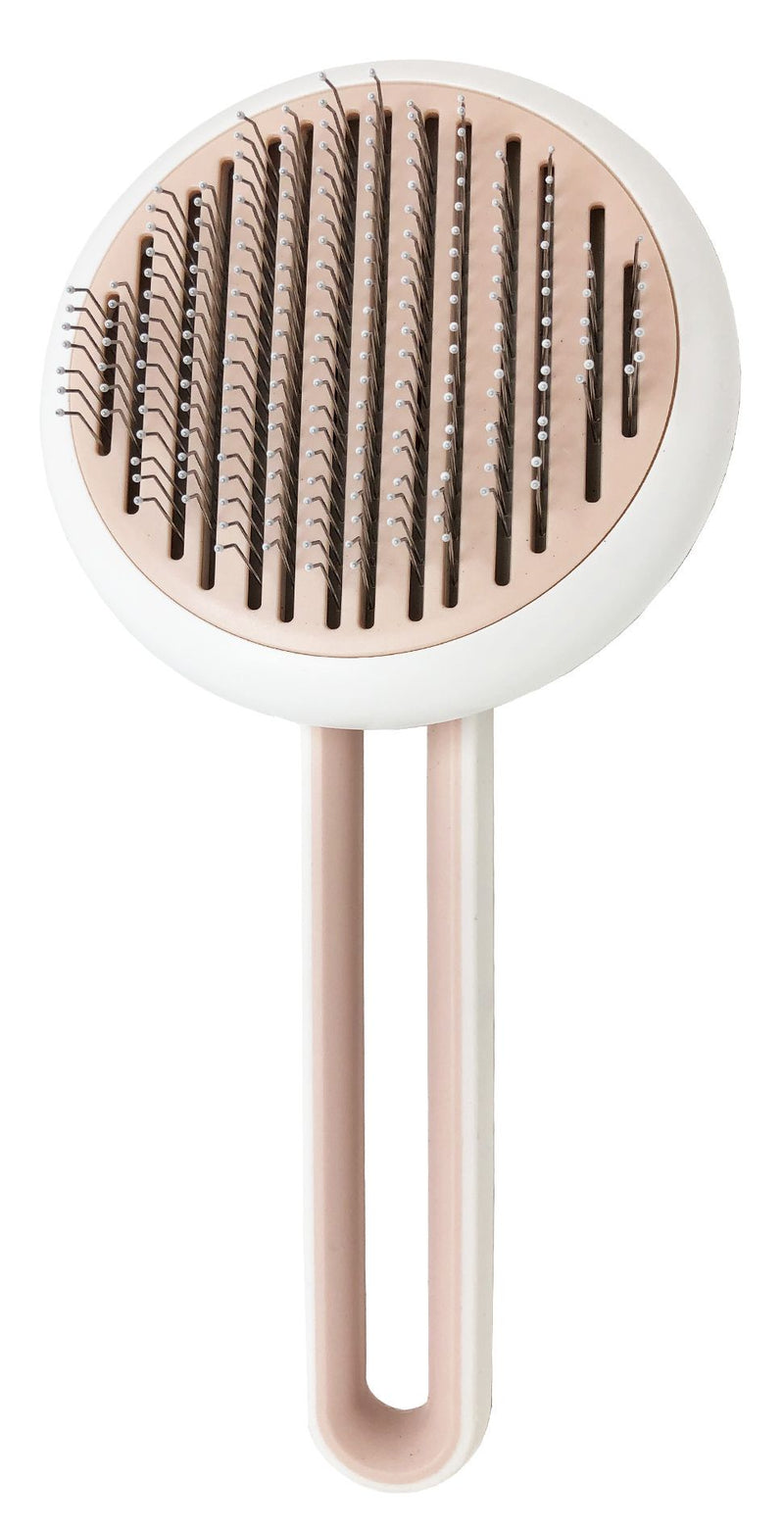 Pet Life ® 'Concepto' Modern Bristle Grooming Pet Deshedder Comb - BIG FRENCHIES
