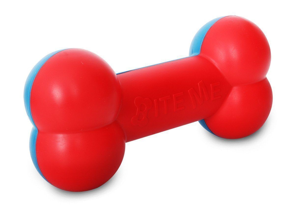 Pet Life ® 'Denta-Bone' TPR Durable Waterproof Floating Dog Toy - BIG FRENCHIES