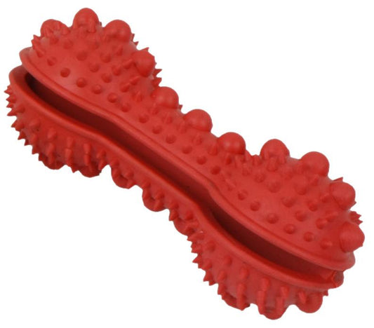 Pet Life ® 'Denta-Bone' TPR Treat Dispensing and Dental Cleaning Durable Dog Toy - BIG FRENCHIES