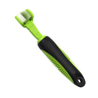Pet Life ® 'Denta-Clean' Dual-Sided Action Bristle Pet Toothbrush - BIG FRENCHIES