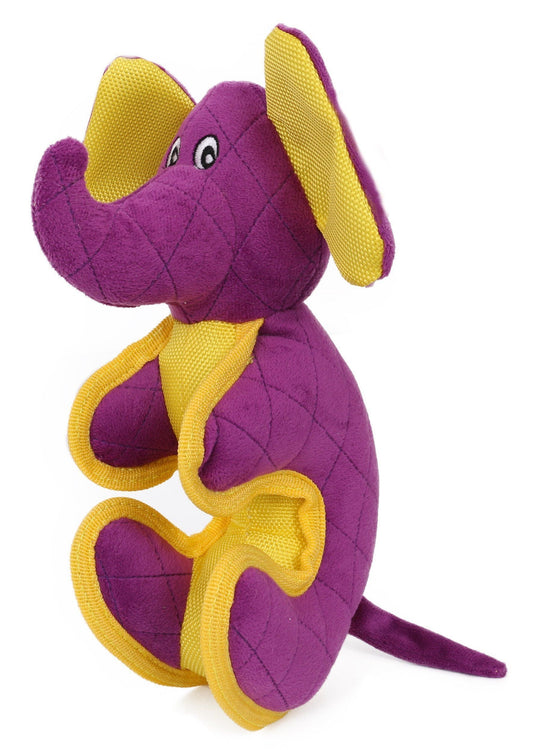 Pet Life ® 'Dino-Funimal' Animated Nylon Plush Squeaker Dog Toy - BIG FRENCHIES