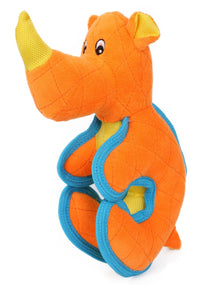 Pet Life ® 'Dino-Funimal' Animated Nylon Plush Squeaker Dog Toy - BIG FRENCHIES