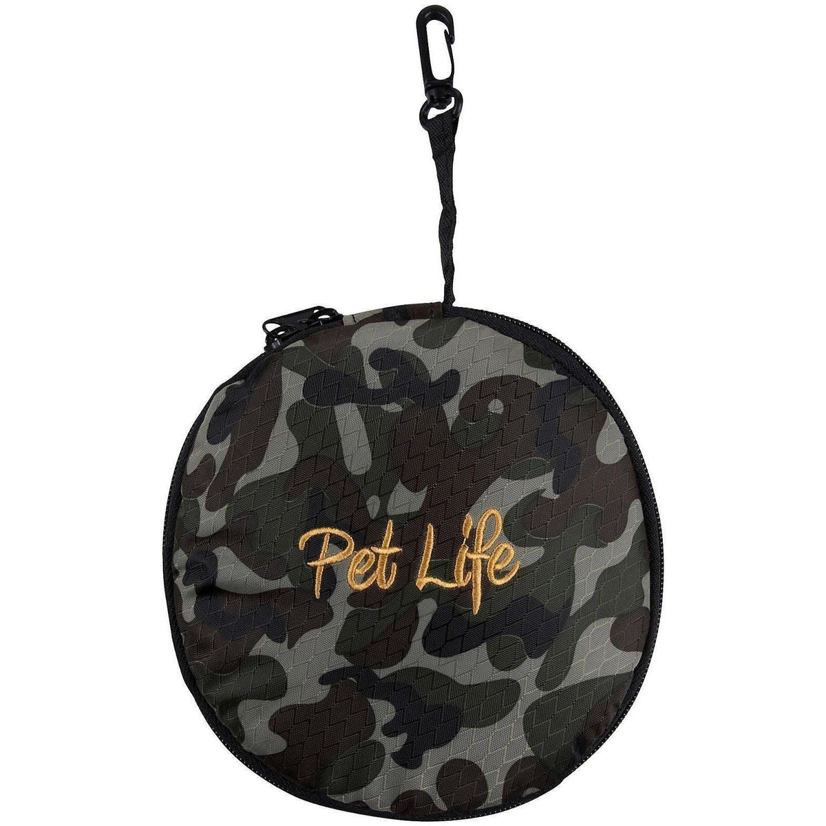 Pet Life ® 'Dual Folding' Food and Water Collapsible Pet Travel Cat and Dog Bowl - BIG FRENCHIES