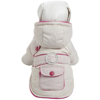 Pet Life ® Dual-Toned 3M Insulated Diamond Jeweled Pet Dog Jacket - BIG FRENCHIES