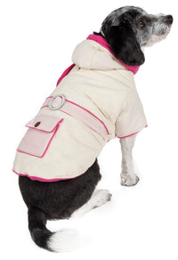 Pet Life ® Dual-Toned 3M Insulated Diamond Jeweled Pet Dog Jacket - BIG FRENCHIES