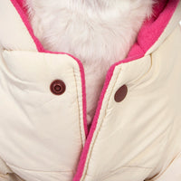 Pet Life ® Dual-Toned 3M Insulated Diamond Jeweled Pet Dog Jacket - BIG FRENCHIES