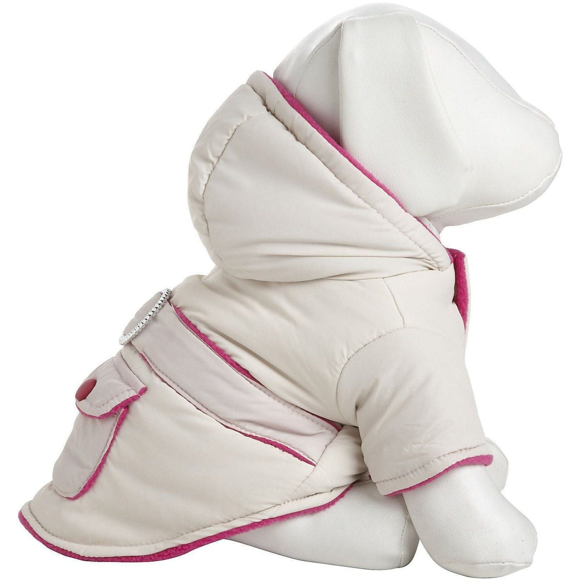 Pet Life ® Dual-Toned 3M Insulated Diamond Jeweled Pet Dog Jacket - BIG FRENCHIES