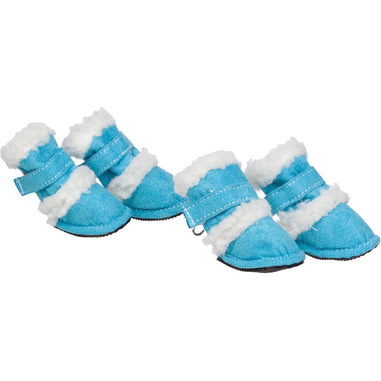 Pet Life ® 'Duggz' 3M Insulated Winter Fashion Dog Shoes Booties - Set of 4 - BIG FRENCHIES