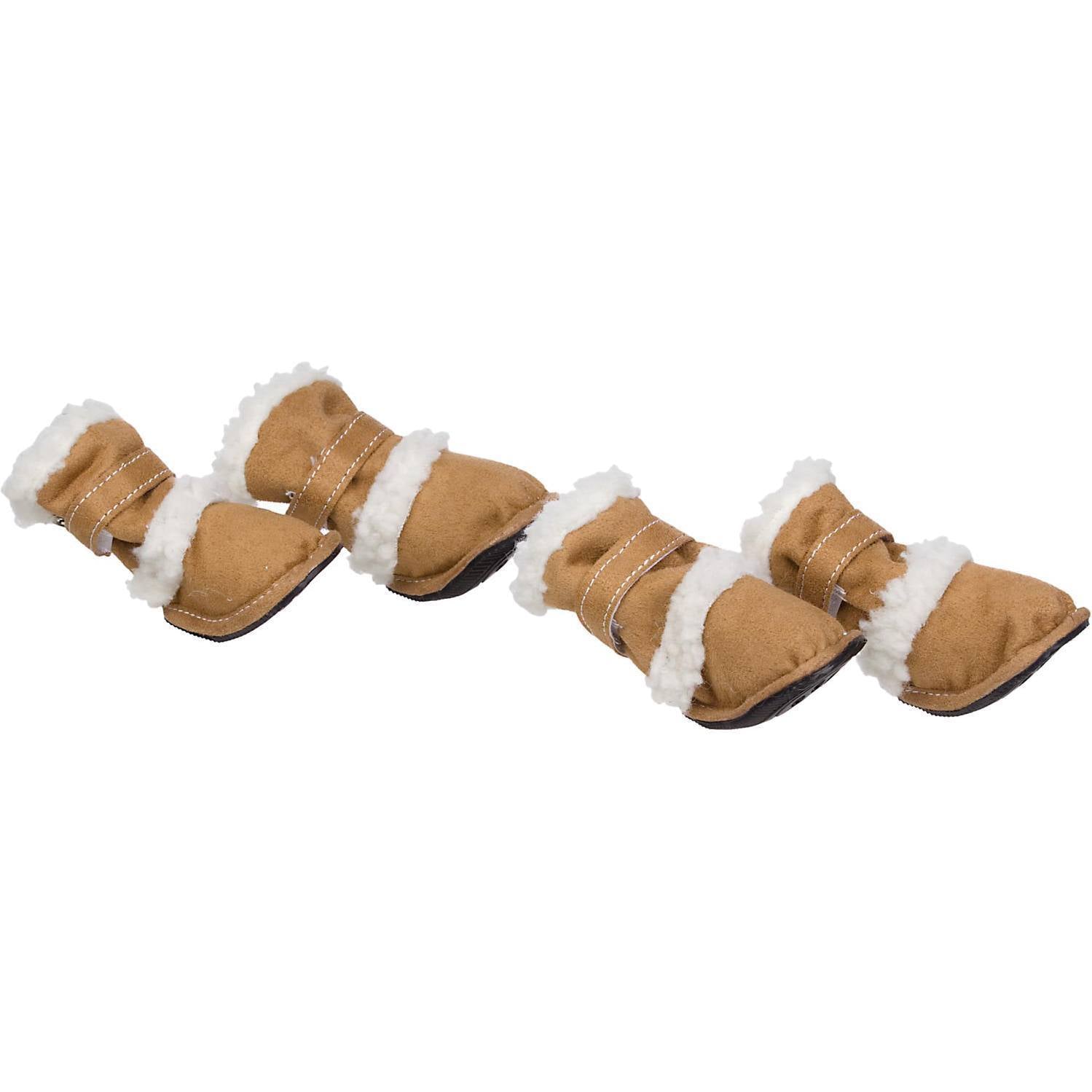 Pet Life ® 'Duggz' 3M Insulated Winter Fashion Dog Shoes Booties - Set of 4 - BIG FRENCHIES