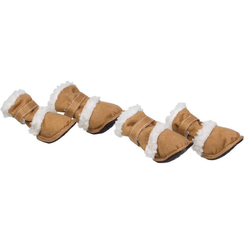 Pet Life ® 'Duggz' 3M Insulated Winter Fashion Dog Shoes Booties - Set of 4 - BIG FRENCHIES