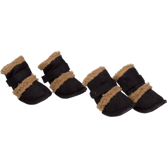 Pet Life ® 'Duggz' 3M Insulated Winter Fashion Dog Shoes Booties - Set of 4 - BIG FRENCHIES
