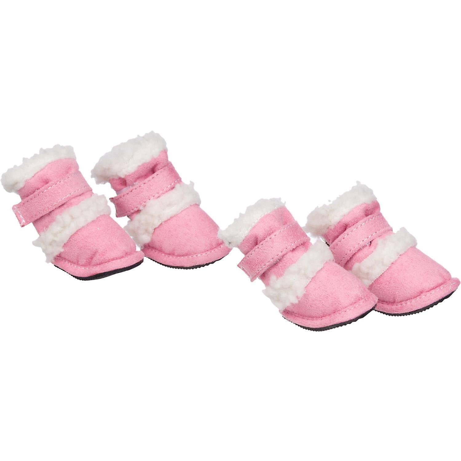 Pet Life ® 'Duggz' 3M Insulated Winter Fashion Dog Shoes Booties - Set of 4 - BIG FRENCHIES